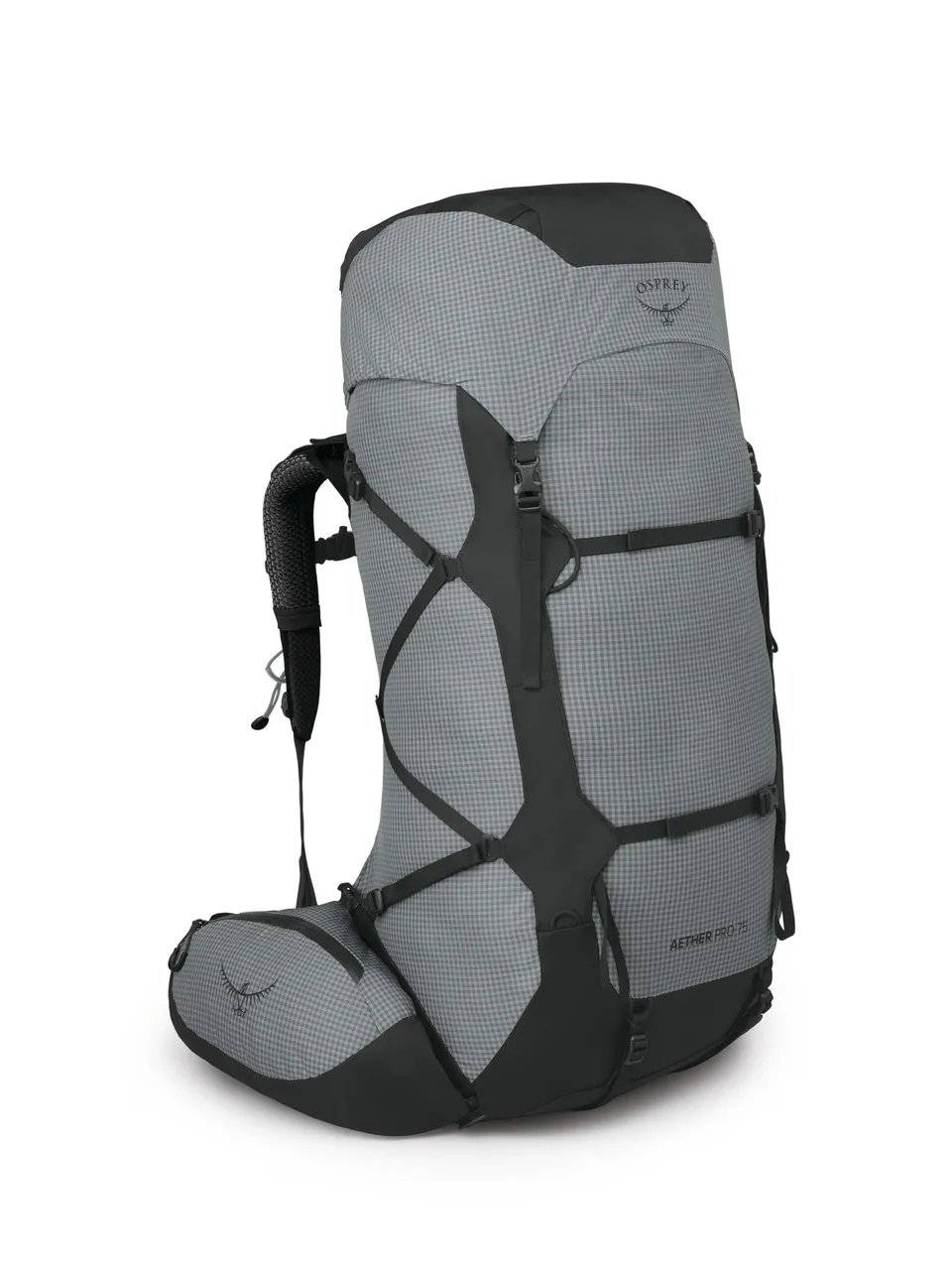 osprey-aether-pro-75l-men-s-backpacking-backpack-silver-lining-s-m image 1