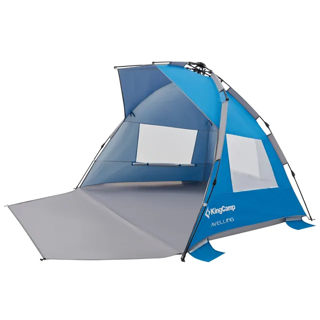 kingcamp-pop-up-beach-tent-sun-shelter-4-person-upf50 image 1