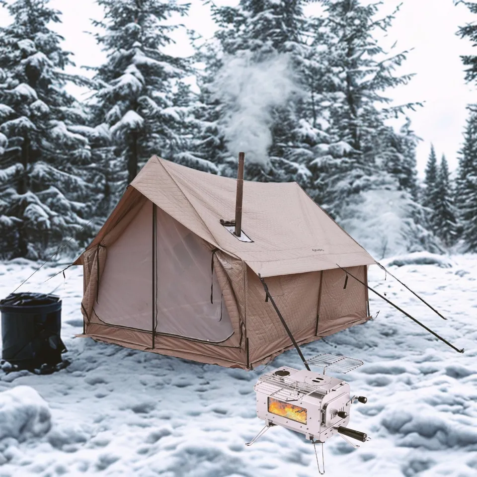 kingcamp-winter-camping-bundle-mountain-in-c4-insulated-tent-surefire-tent-stove image 1