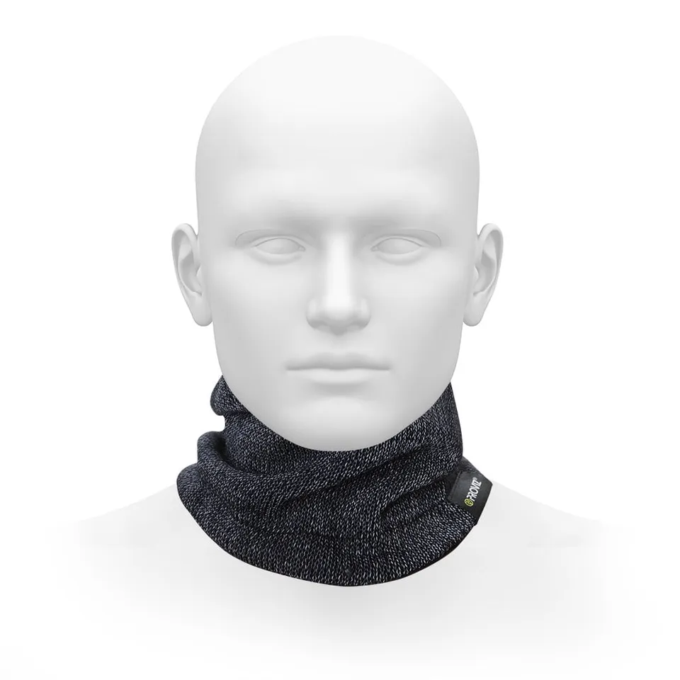 proviz-black-reflective-fleece-lined-neck-warmer image 1