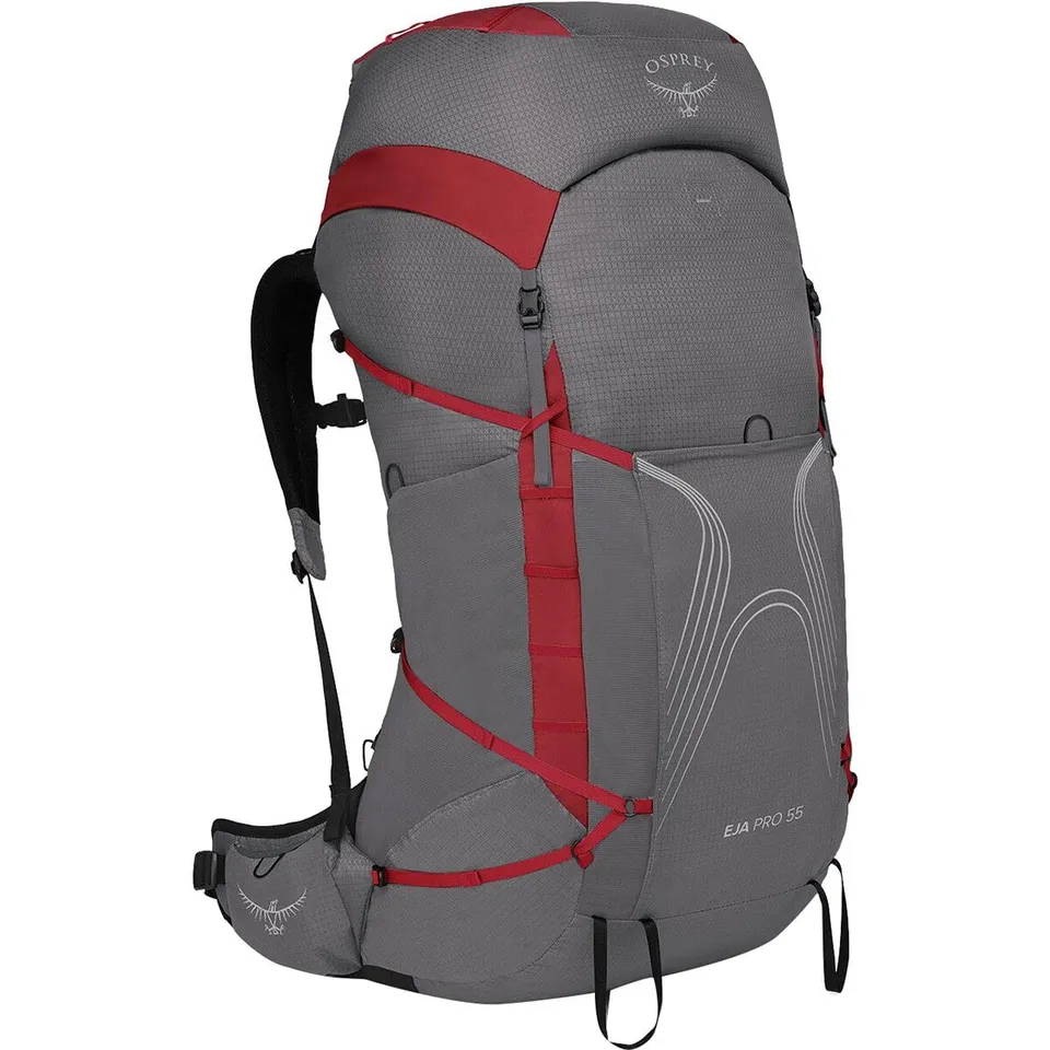 osprey-eja-pro-55l-women-s-backpacking-backpack-dale-grey-poinsettia-red-wxs-s image 1