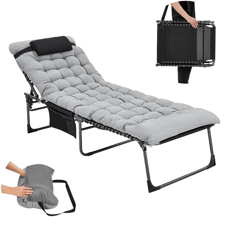 kingcamp-widen-3-folding-lounge-chair-and-cushion-set image 1