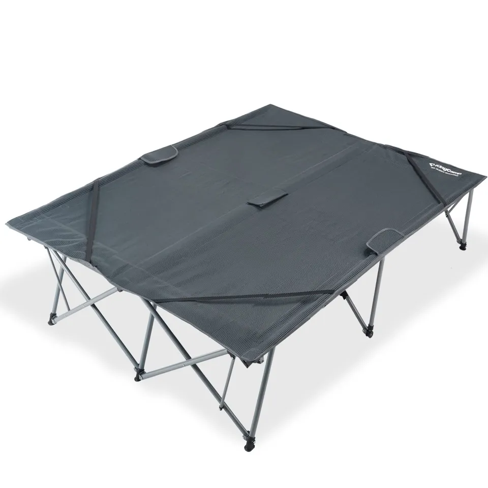 kingcamp-luxury-double-folding-camping-cot-for-adults-2-person-portable-cot-with image 1
