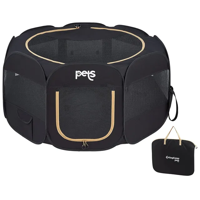 kingcamp-pets-portable-pet-playpen-folding-dog-kennel-tent image 1