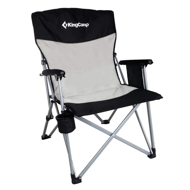 kingcamp-folding-padded-camping-chair-with-high-back-and-cup-holder image 1