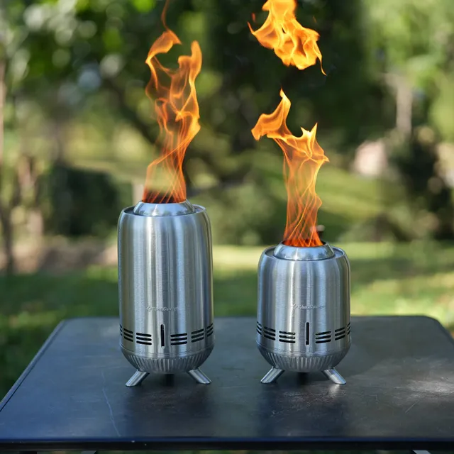 kingcamp-tornado-smokeless-tabletop-stainless-steel-fire-pit image 1