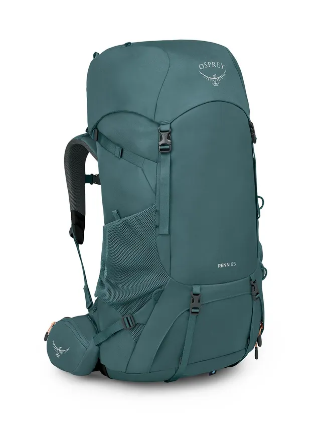 osprey-renn-65-women-s-backpacking-backpack-cascade-blue-melon-orange image 1