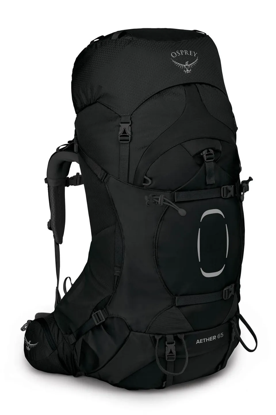 osprey-aether-65l-men-s-backpacking-backpack-black-s-m image 1