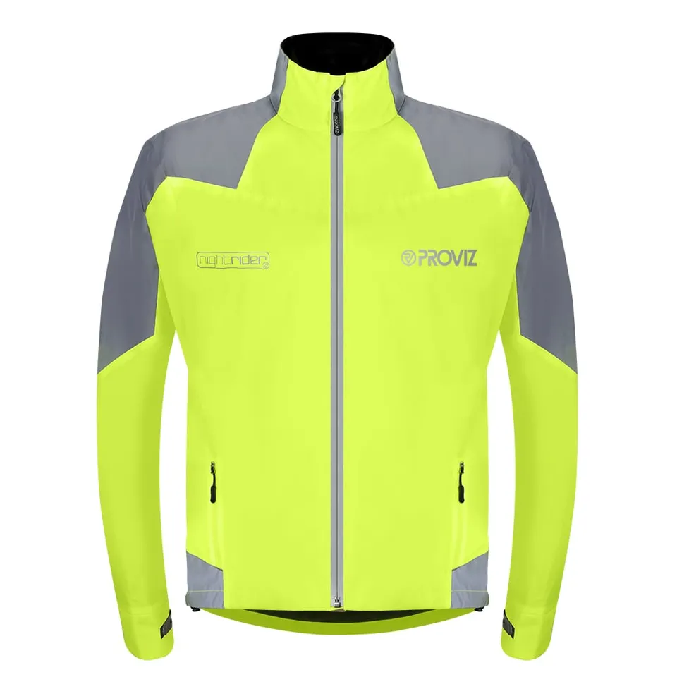 proviz-nightrider-men-s-reflective-waterproof-cycling-jacket image 1