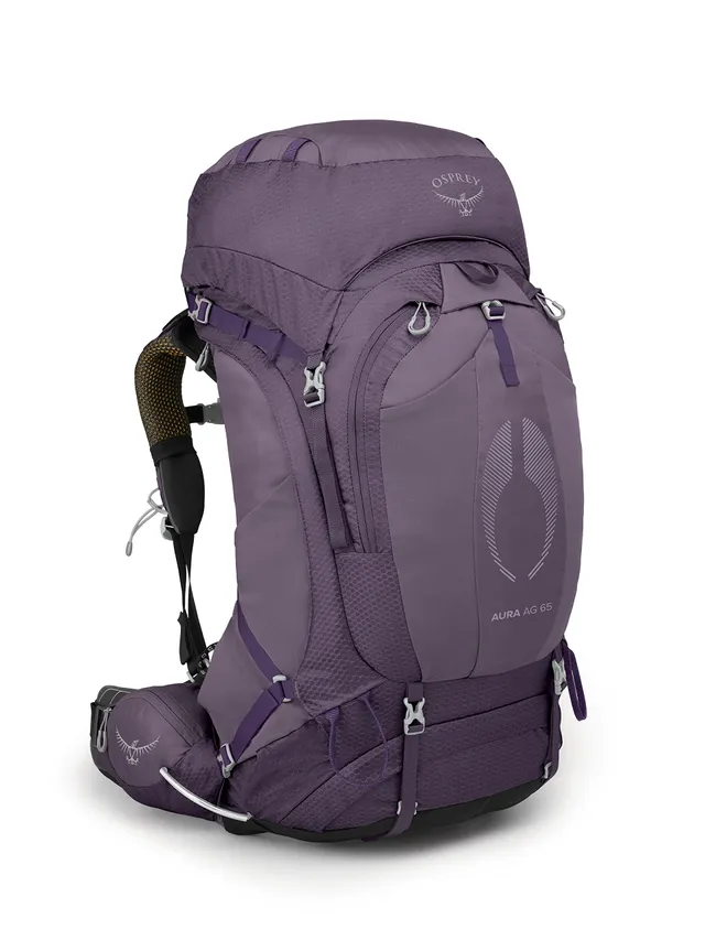 osprey-aura-ag-65l-women-s-backpacking-backpack-enchantment-purple-wxs-s image 1