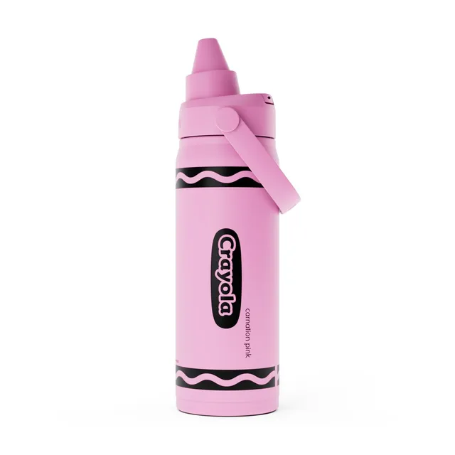 camelbak-crayola-chug-insulated-stainless-steel-water-bottle-16oz-carnation-pink image 1
