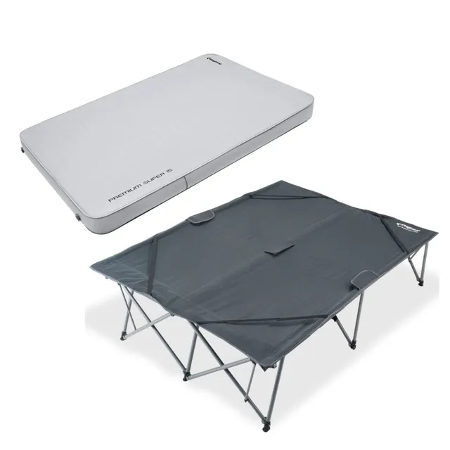 kingcamp-dream-camp-double-package-bundle-luxury-double-cot-premium-self-inflati image 1