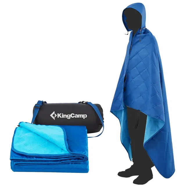 kingcamp-3-in-1-outdoor-hooded-blanket-waterproof-sandproof-wearable image 1
