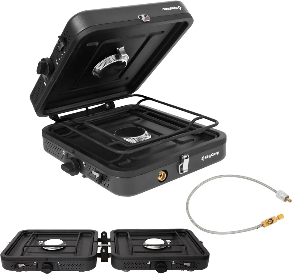 kingcamp-2-burner-propane-butane-camping-stove-portable-lightweight image 1