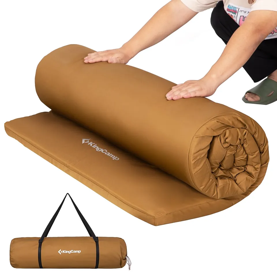 kingcamp-comfort-x-5-quilted-memory-foam-camping-mattress-self-inflating image 1