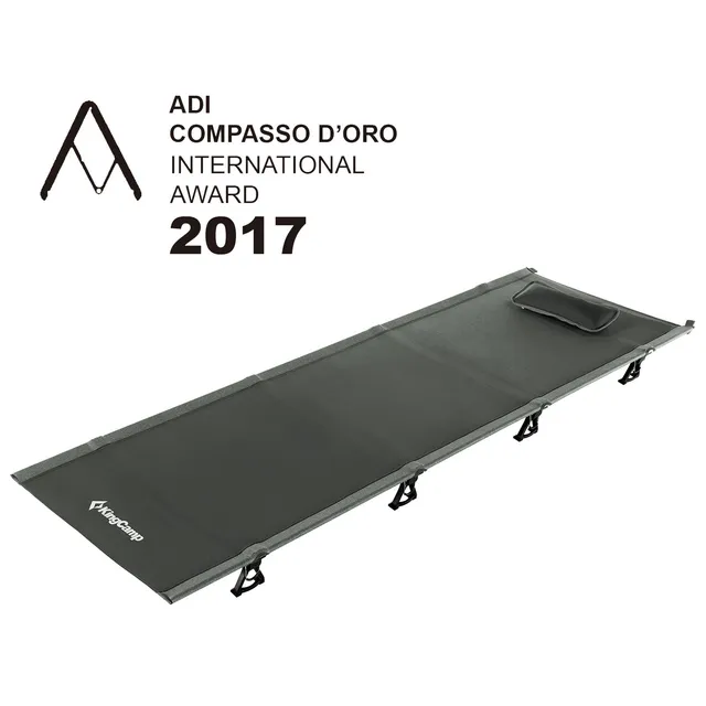 kingcamp-ultralight-folding-camping-cot-adi-compasso-d-oro-award-2017-4-9-lbs image 1
