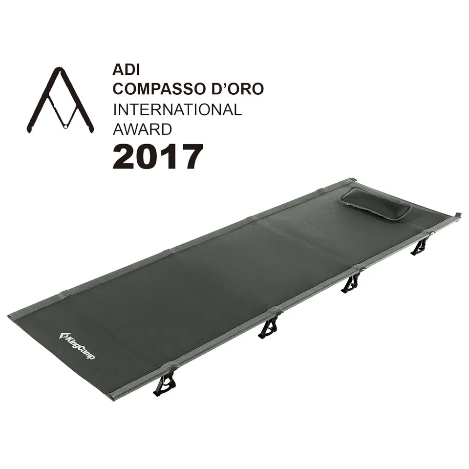 kingcamp-ultralight-folding-camping-cot-adi-compasso-d-oro-award-2017-4-9-lbs image 1