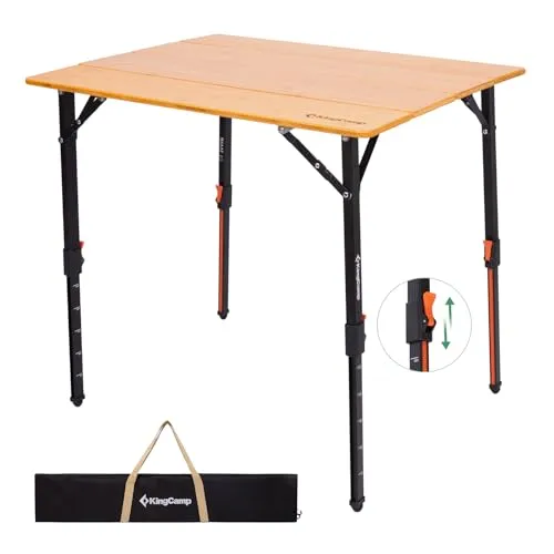 kingcamp-bamaura-8060-bamboo-folding-table-31-x-24 image 1
