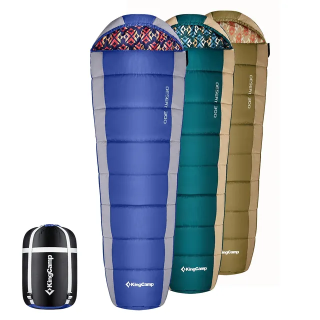 kingcamp-desert-300-mummy-3-season-sleeping-bag-synthetic-insulation image 1