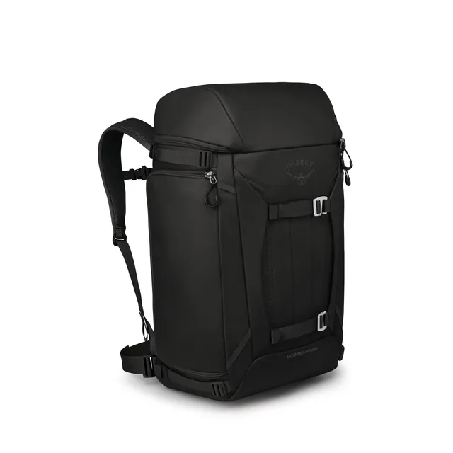 osprey-mountain-bound-ski-snowboard-boot-bag-plus-vertical-snowboard-and-a-frame image 1