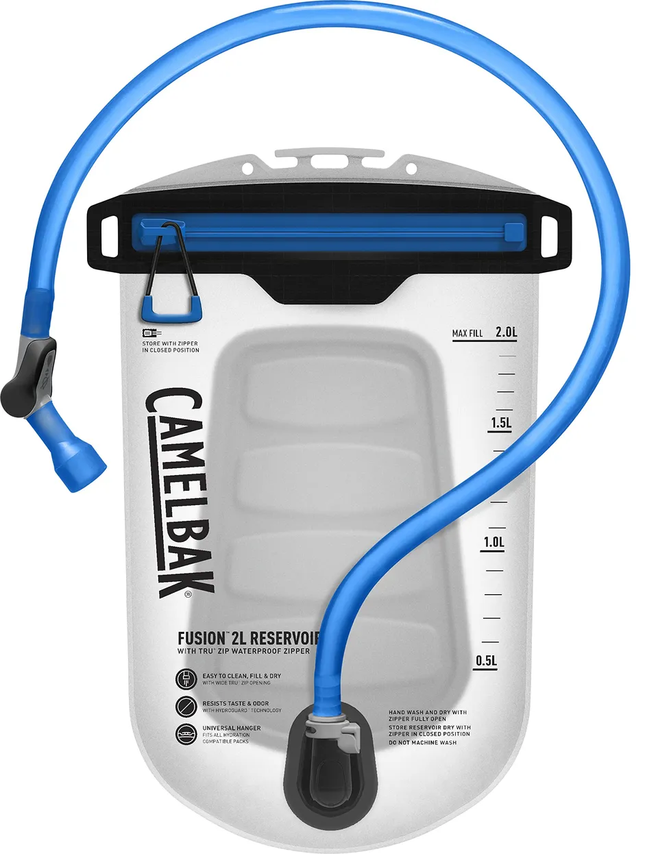 camelbak-fusion-hydration-reservoir-with-tru-zip-waterproof-closure-3l-100oz-lea image 1