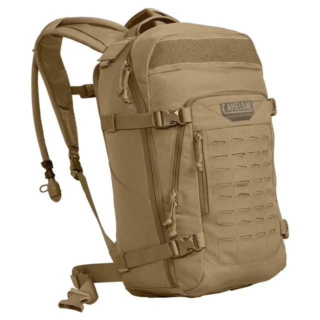camelbak-sparta-tactical-hydration-pack-100oz-mil-spec-crux-reservoir-coyote image 1