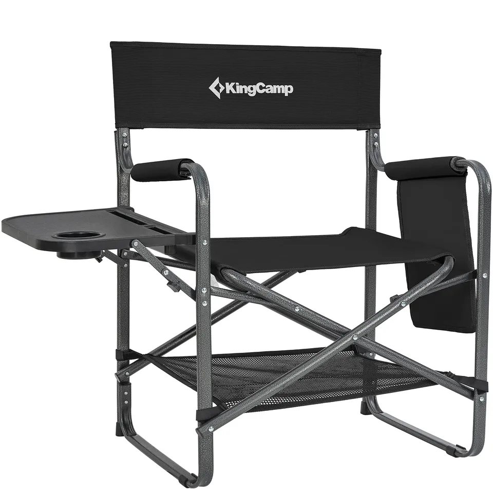kingcamp-ash-b30-director-s-chair-with-side-table-and-device-slot image 1