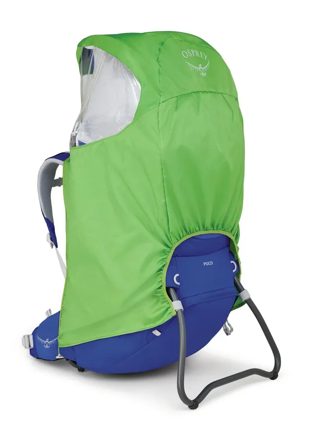 osprey-poco-child-carrier-backpack-raincover-electric-lime image 1