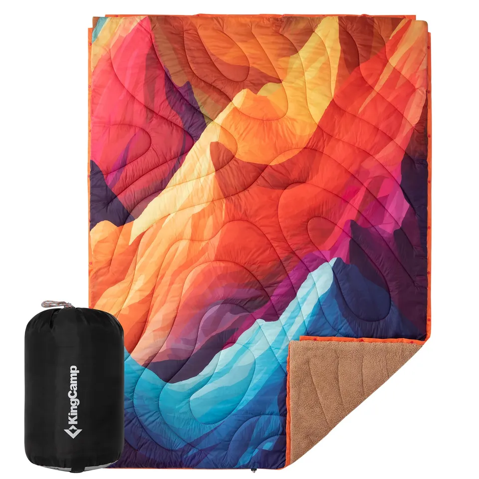 kingcamp-printed-sherpa-fleece-camping-blanket image 1