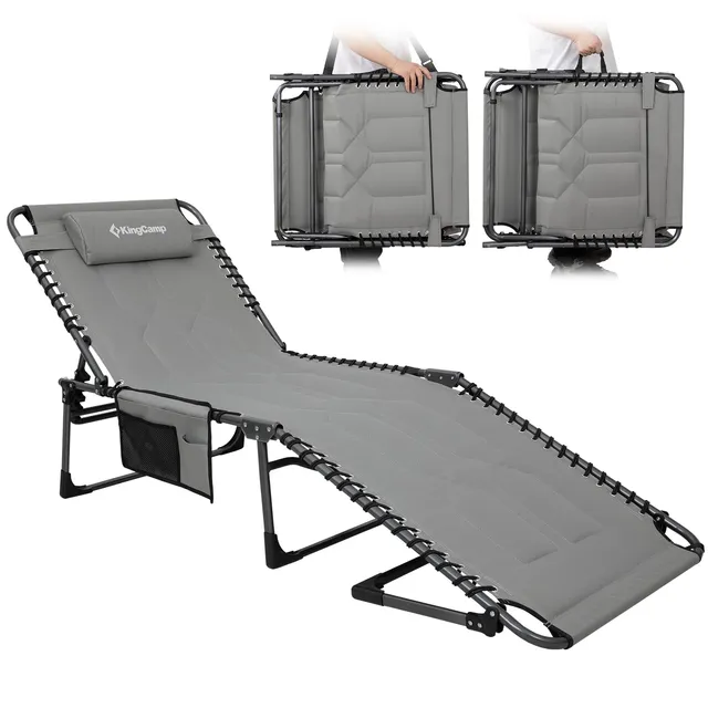 kingcamp-magnolia-b20-folding-oversized-lounge-chair-beach-camp-lounger image 1
