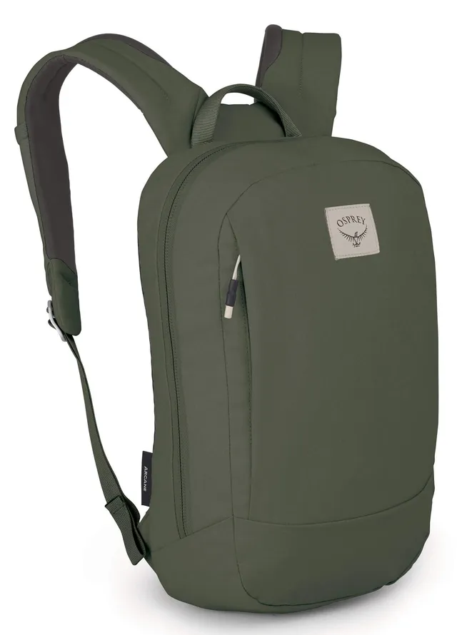 osprey-arcane-small-laptop-backpack-recycled-haybale-green image 1