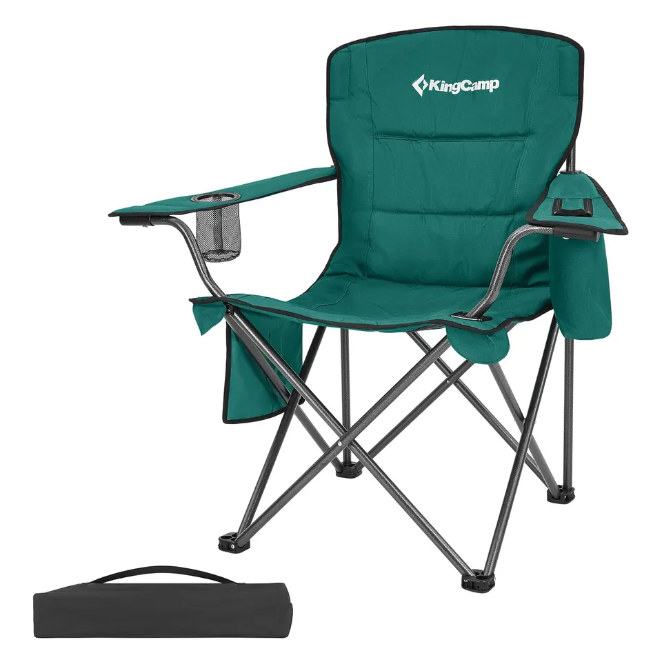 kingcamp-oversized-padded-arm-chair-with-cooler image 1