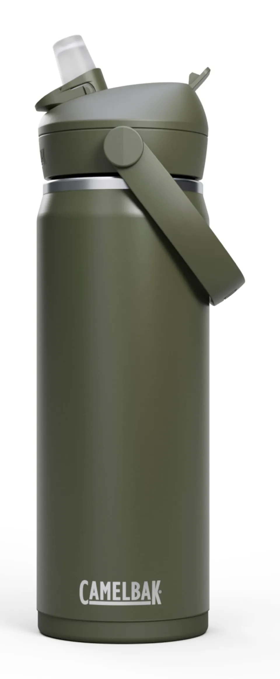 camelbak-thrive-flip-straw-insulated-stainless-steel-water-bottle-20oz-moss image 1
