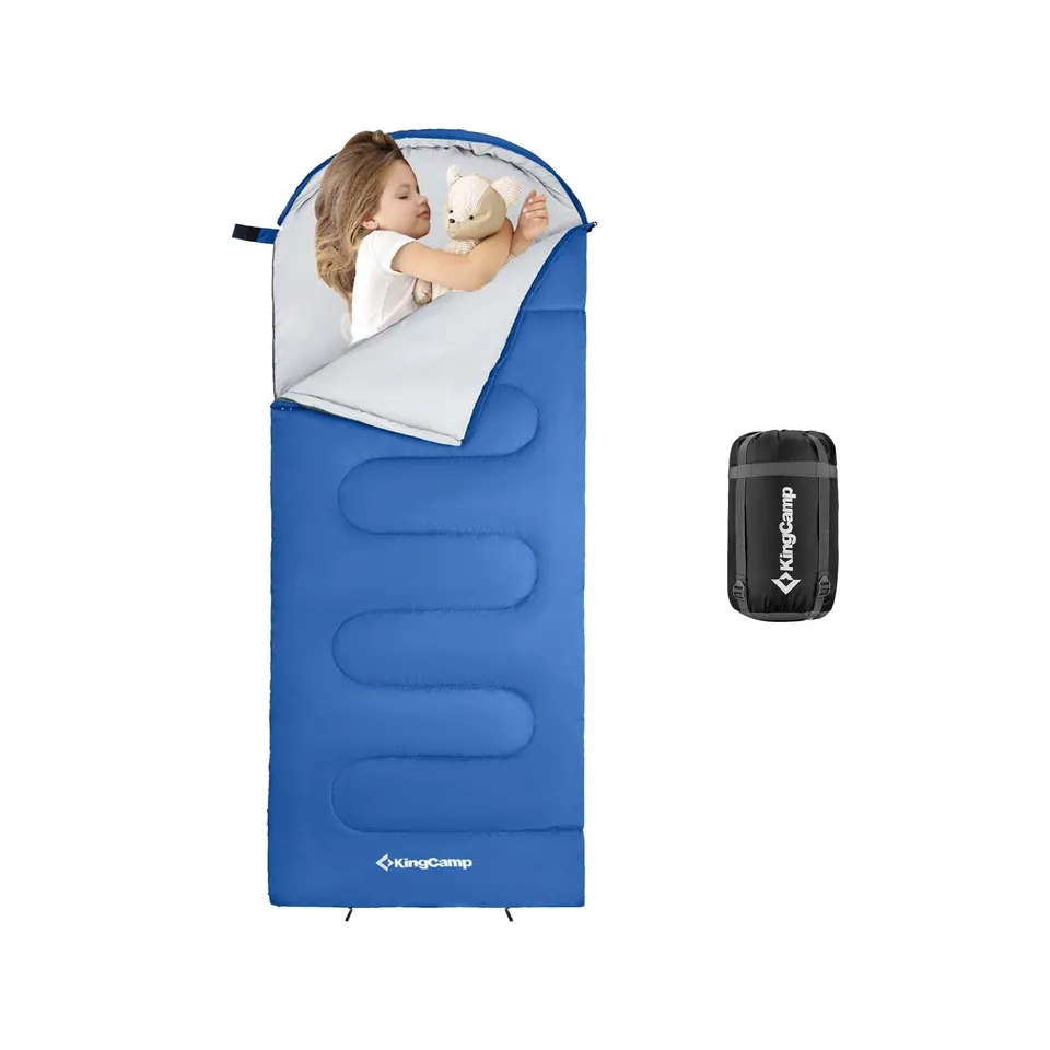 kingcamp-oasis-250s-kids-sleeping-bag-3-season-quilt-double-bag image 1