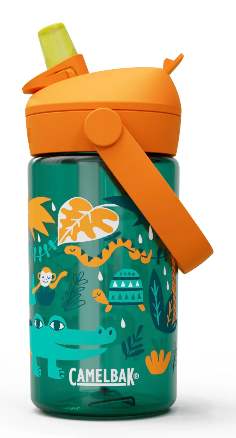 camelbak-thrive-flip-straw-kids-water-bottle-14oz-jungle-animals image 1