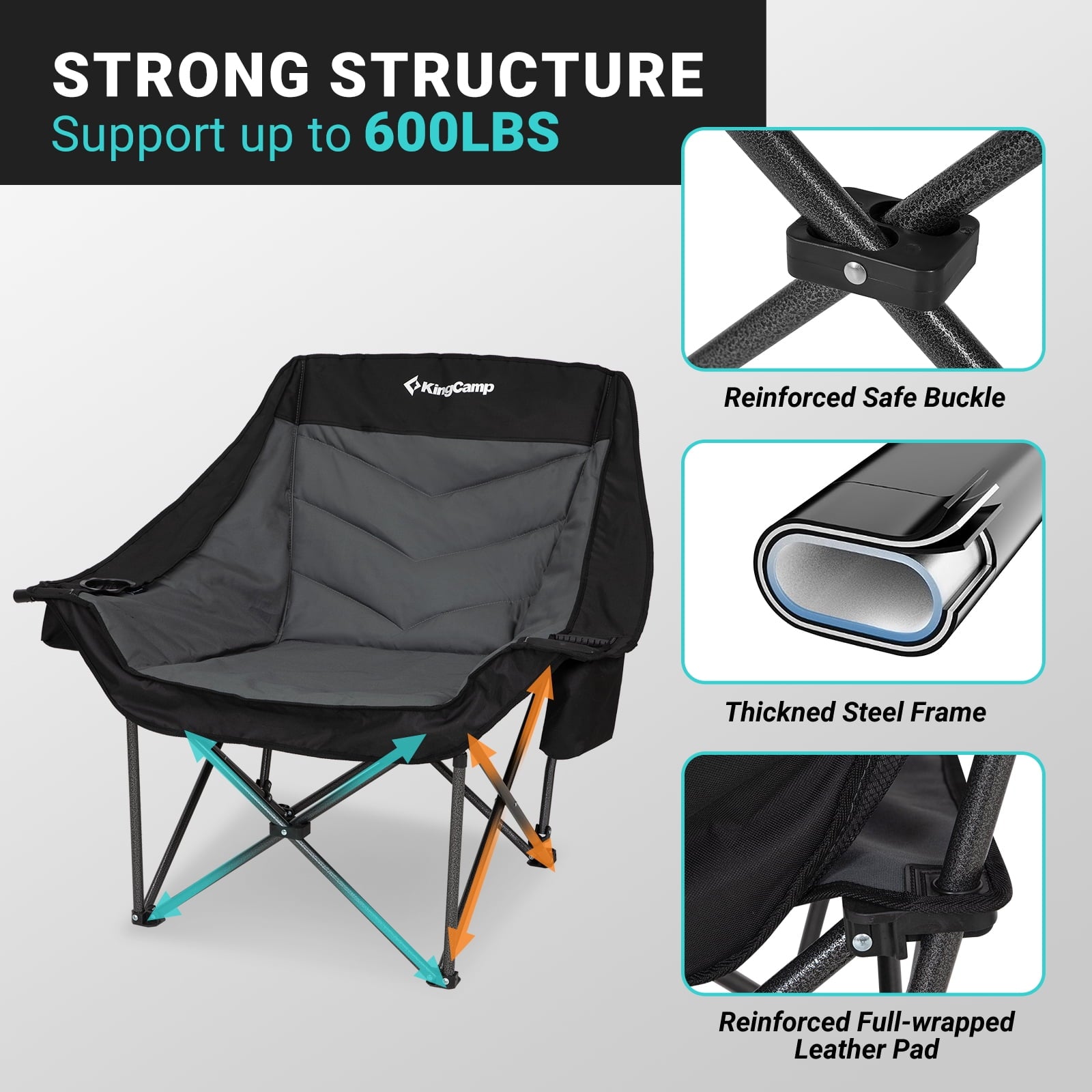 kingcamp-canna-c10-plus-oversized-padded-camping-chair-high-back-single-person image 6
