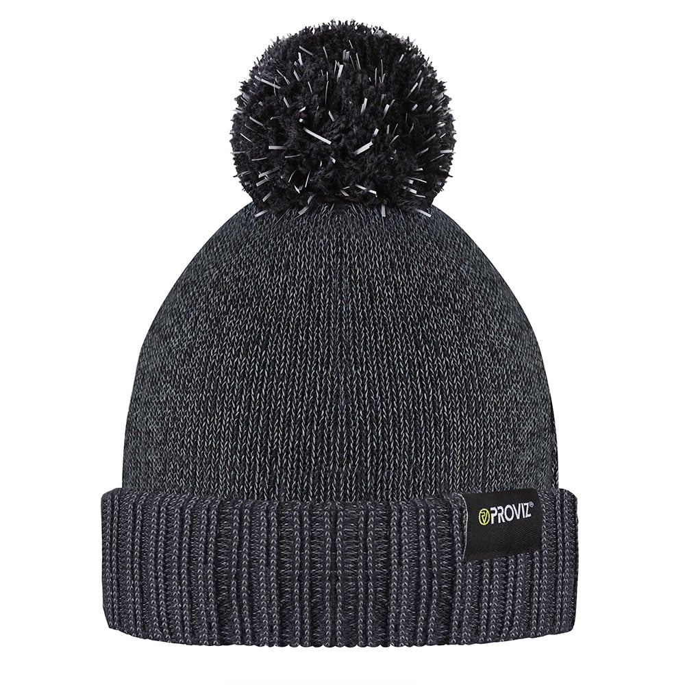 proviz-reflective-fleece-lined-bobble-beanie image 7
