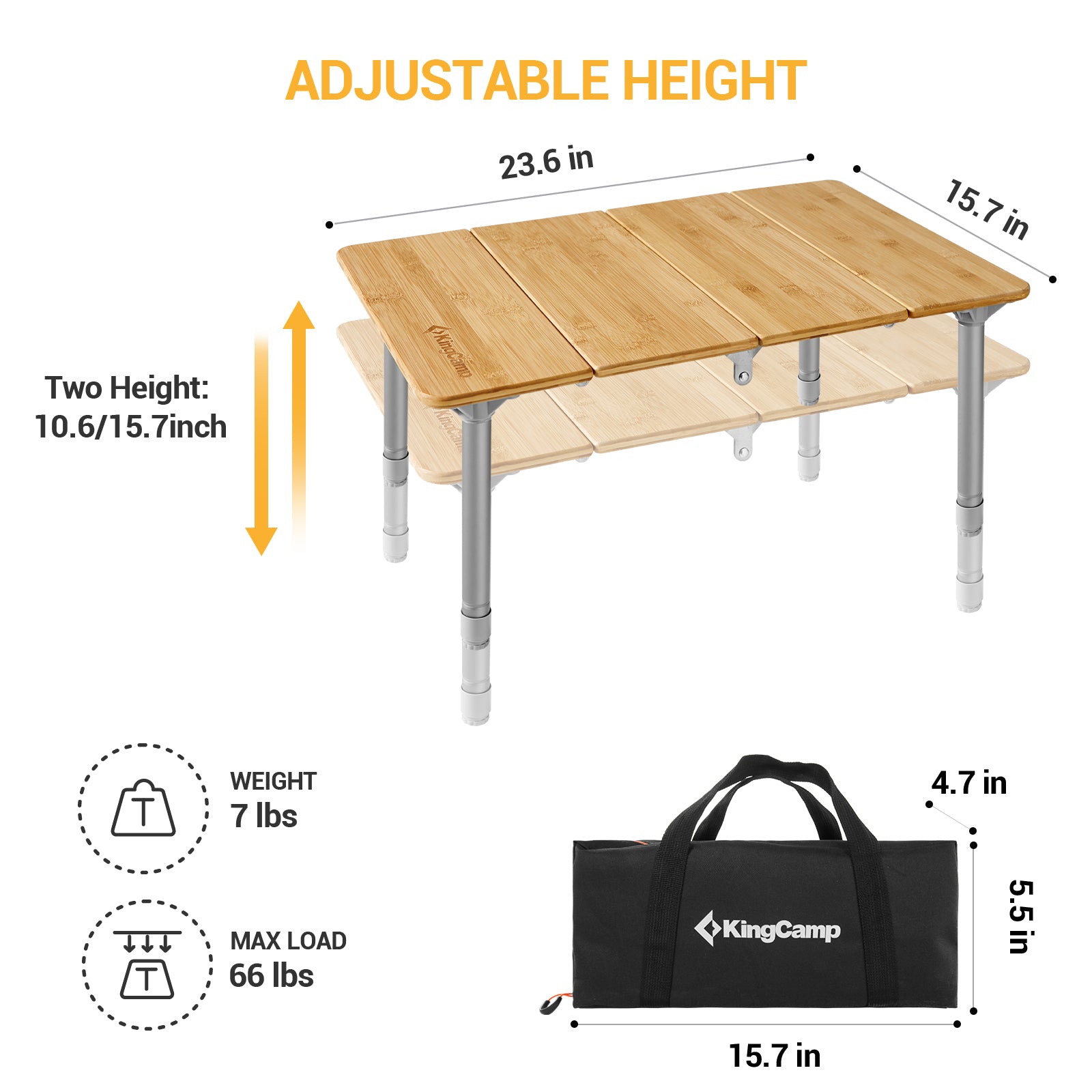 kingcamp-small-adjustable-height-4-fold-portable-bamboo-table image 5