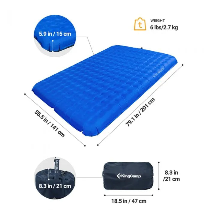 kingcamp-double-air-pad-inflatable-camping-cushion image 2