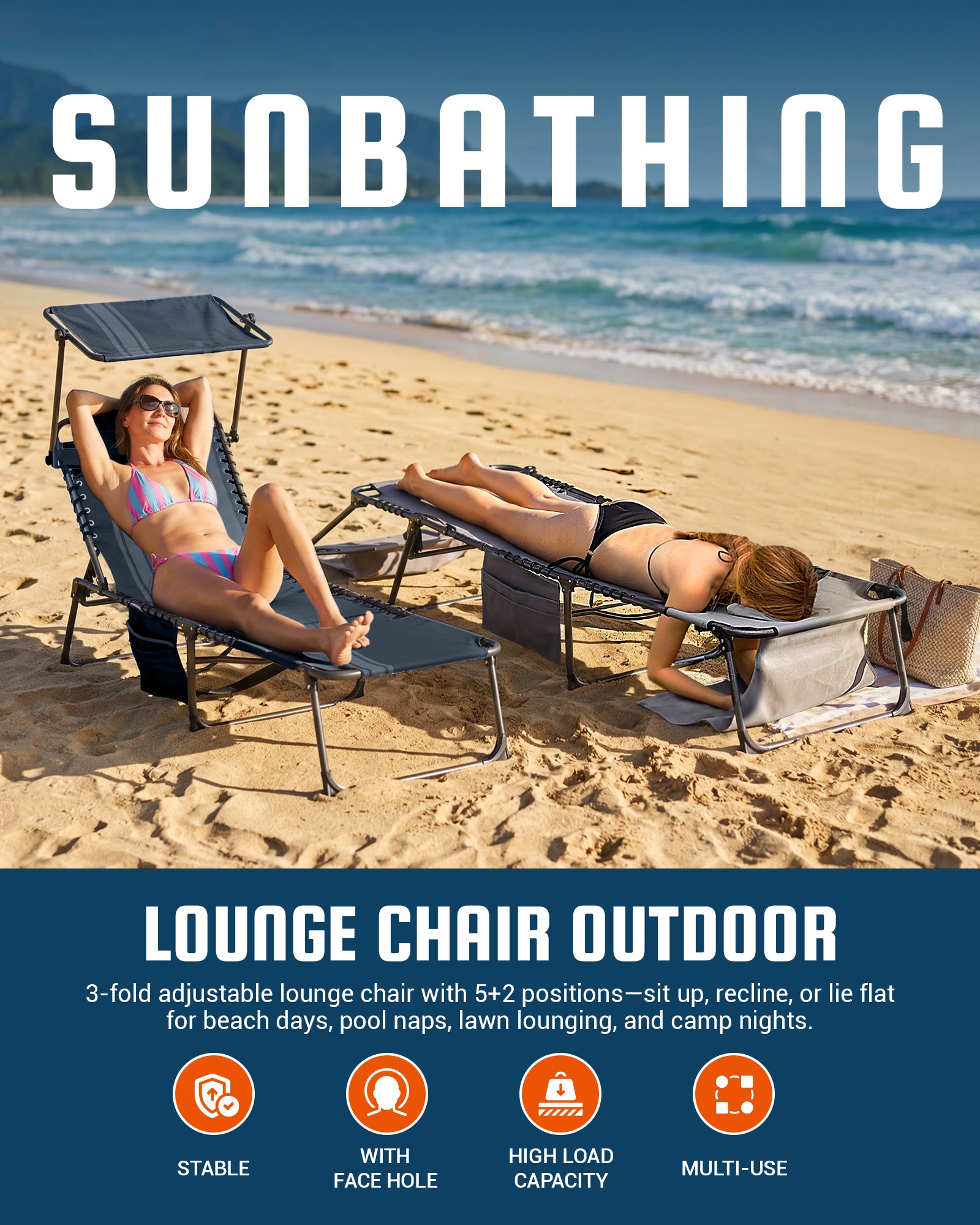 kingcamp-magnolia-b30-backpack-chaise-lounge-with-adjustable-canopy-and-face-hol image 5