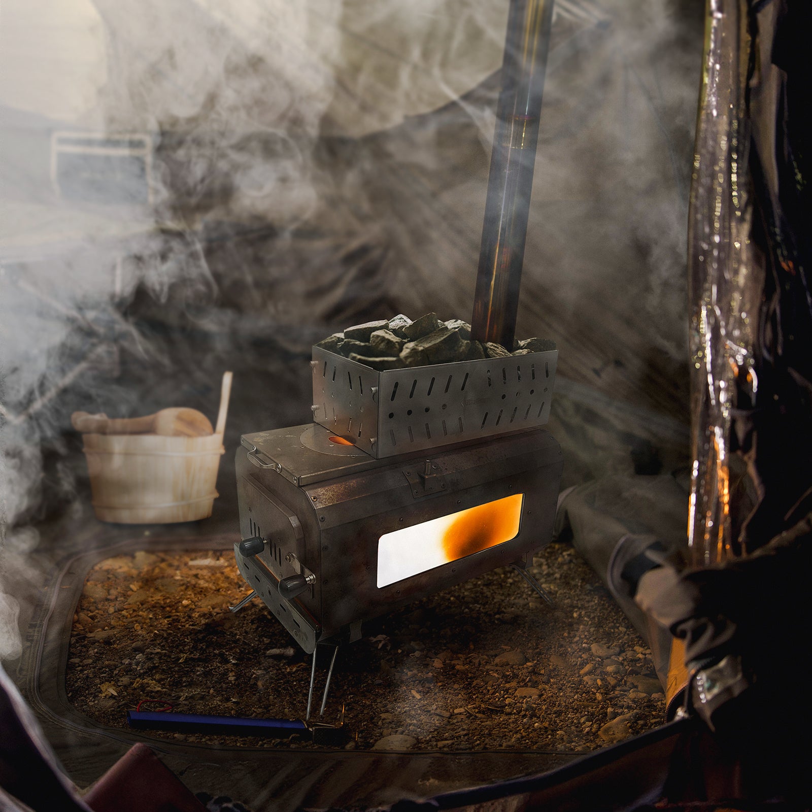 kingcamp-stainless-steel-sauna-stove-rock-basket-for-tent-saunas image 3