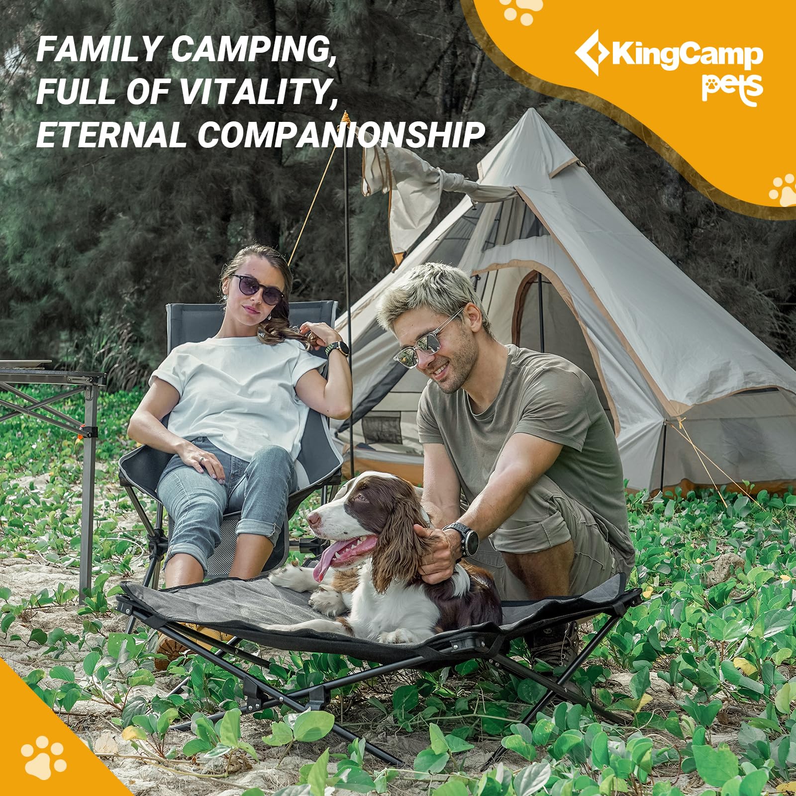 kingcamp-pets-sedum-elevated-dog-bed-for-small-medium-pets-cooling-and-cozy-mode image 6