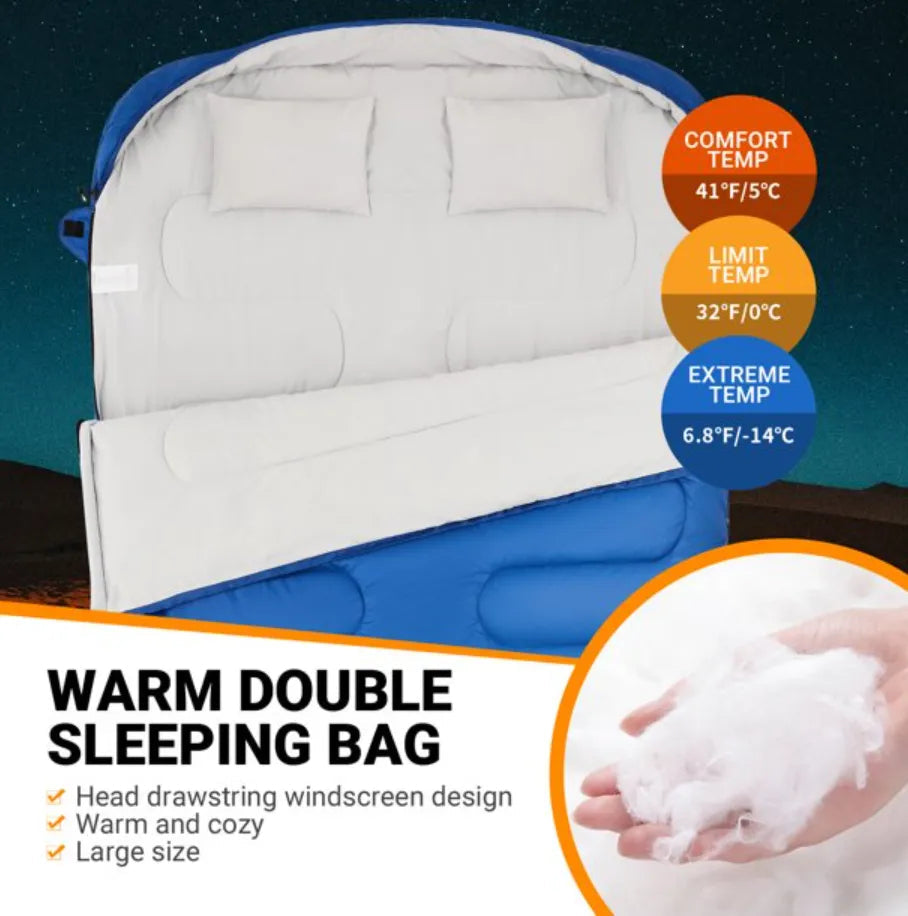 kingcamp-rosa-350d-double-envelope-sleeping-bag image 2