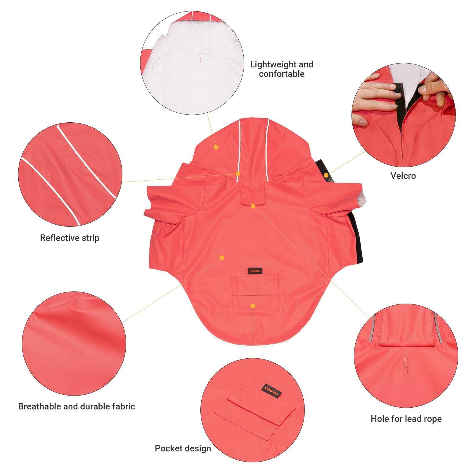 kingcamp-pets-dog-raincoat-xxxl image 7