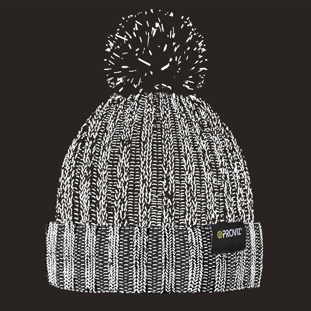 proviz-reflective-fleece-lined-bobble-beanie image 6