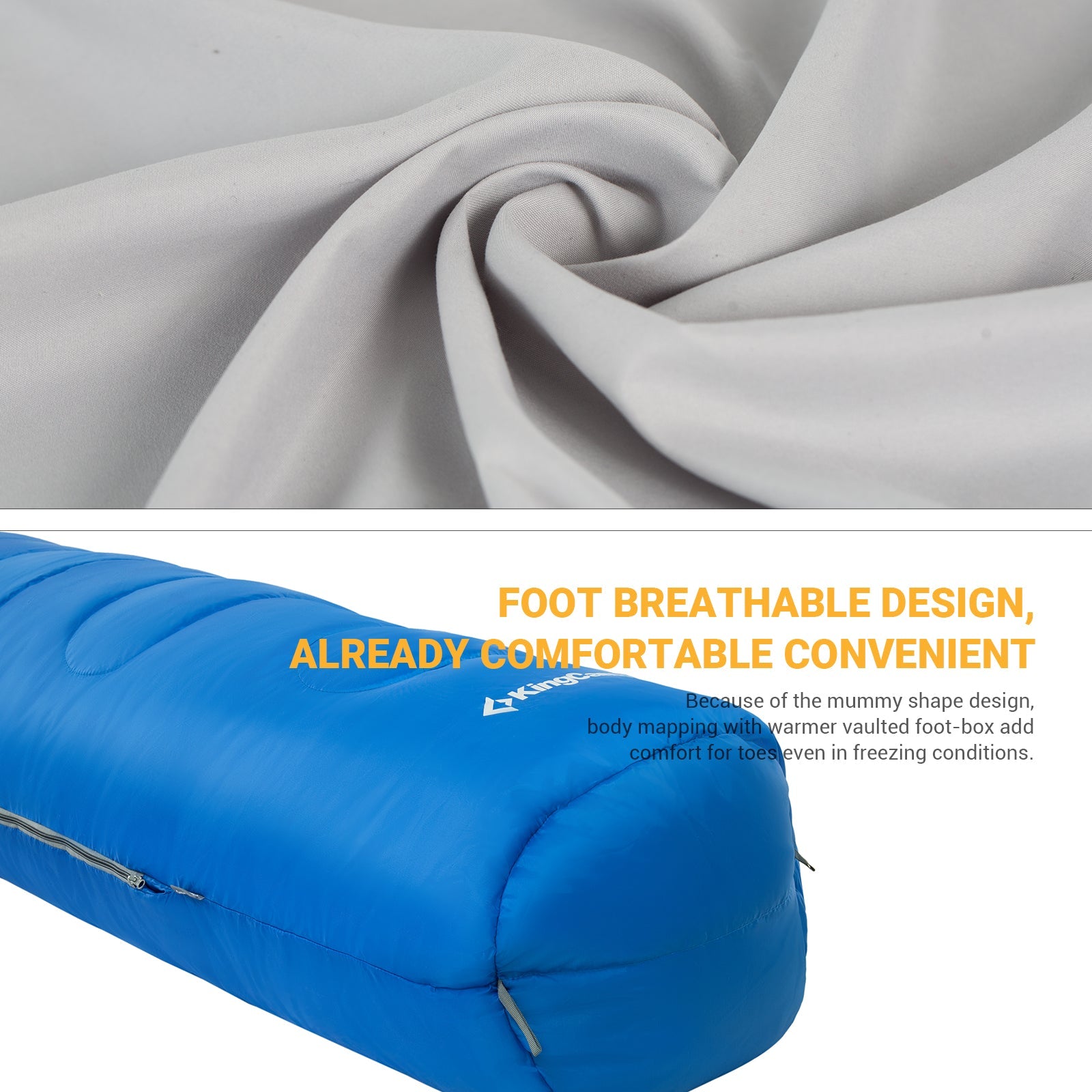 kingcamp-treck-300xl-mummy-sleeping-bag image 3