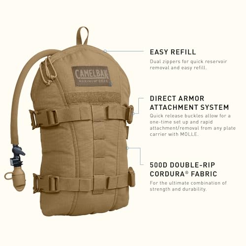 camelbak-armorbak-tactical-hydration-pack-100-oz-mil-spec-crux-reservoir-coyote image 8