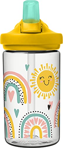 camelbak-eddy-kids-14oz-water-bottle-tritan-renew-straw-top-leak-proof-rainbows- image 8