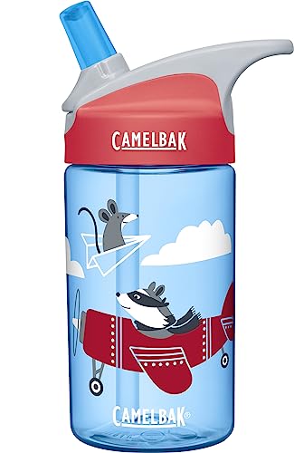 camelbak-eddy-kids-water-bottle-with-big-bite-valve-12oz-airplane-bandits image 8