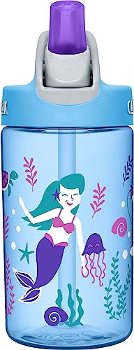 camelbak-eddy-kids-water-bottle-with-big-bite-valve-12oz-magical-mermaids image 6